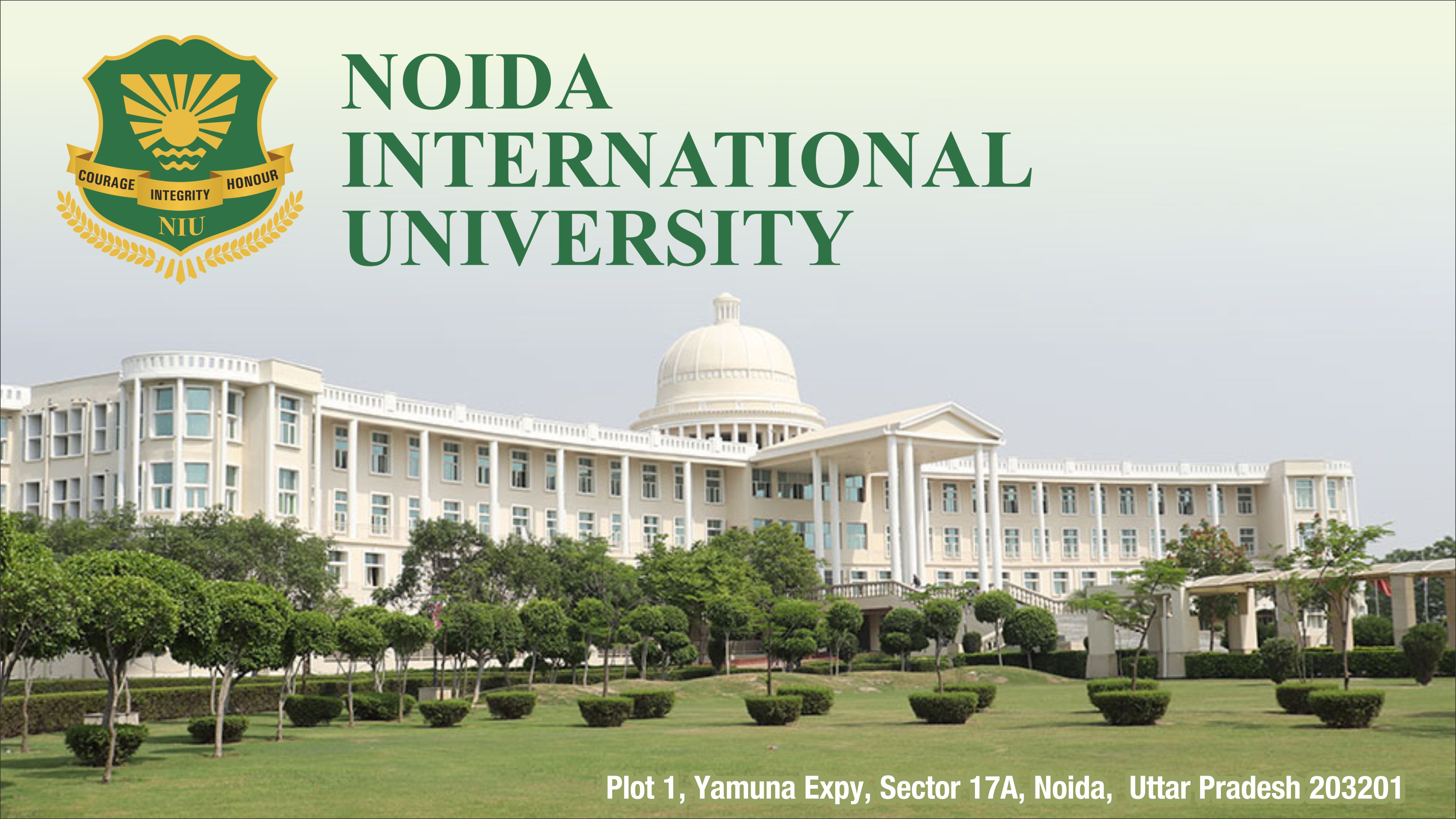 out side view of Noida International University- NIU Noida